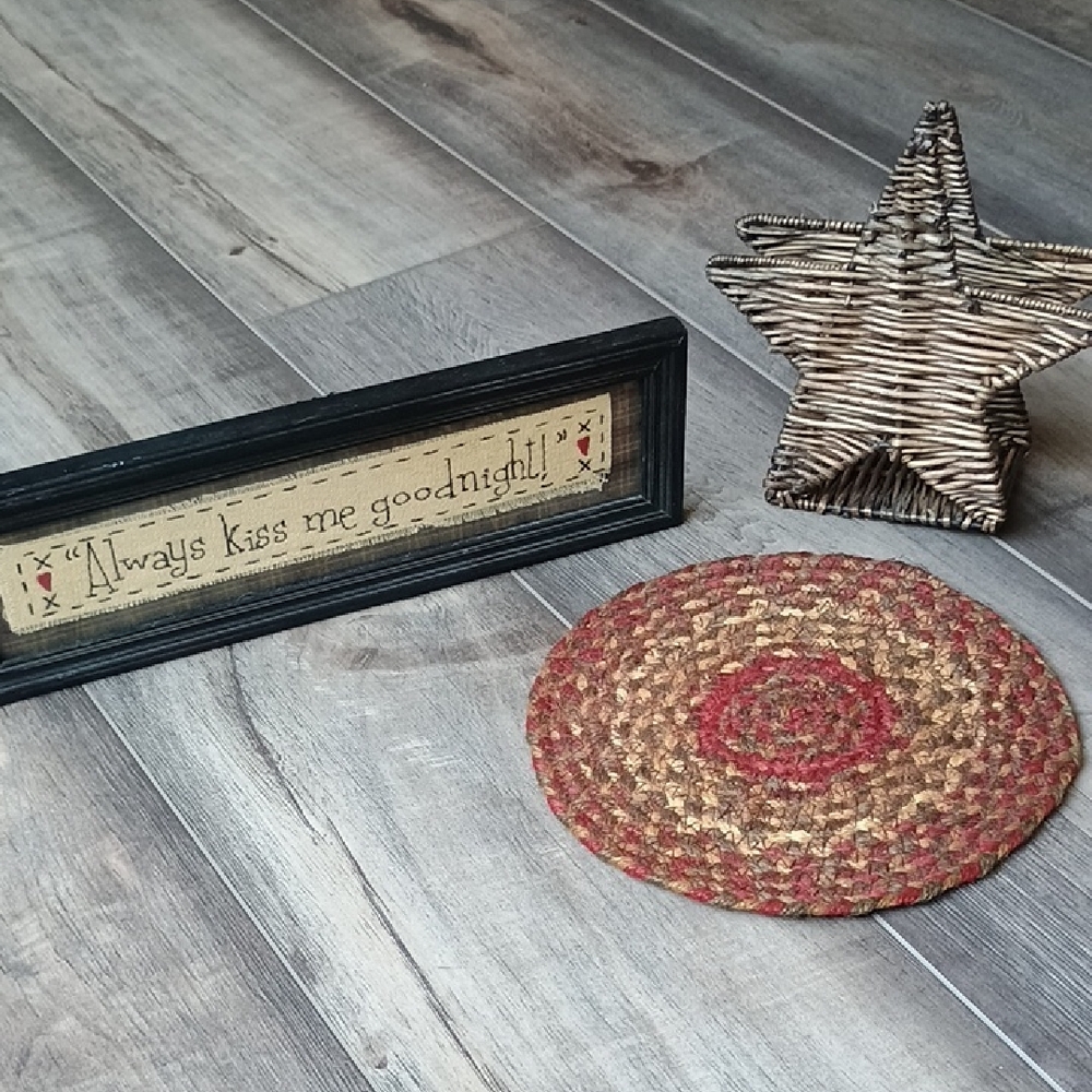 Rustic Woven Star and Plaque Set